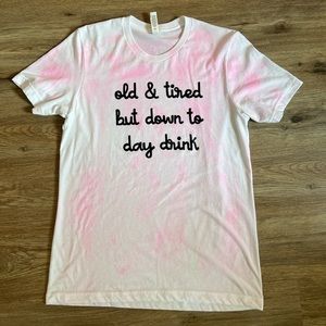 Old and tired graphic tee